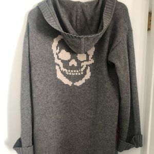 Skull Cashmere Cardigan